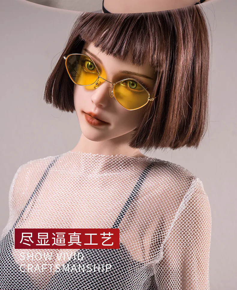 162硅胶莉世 短发 58