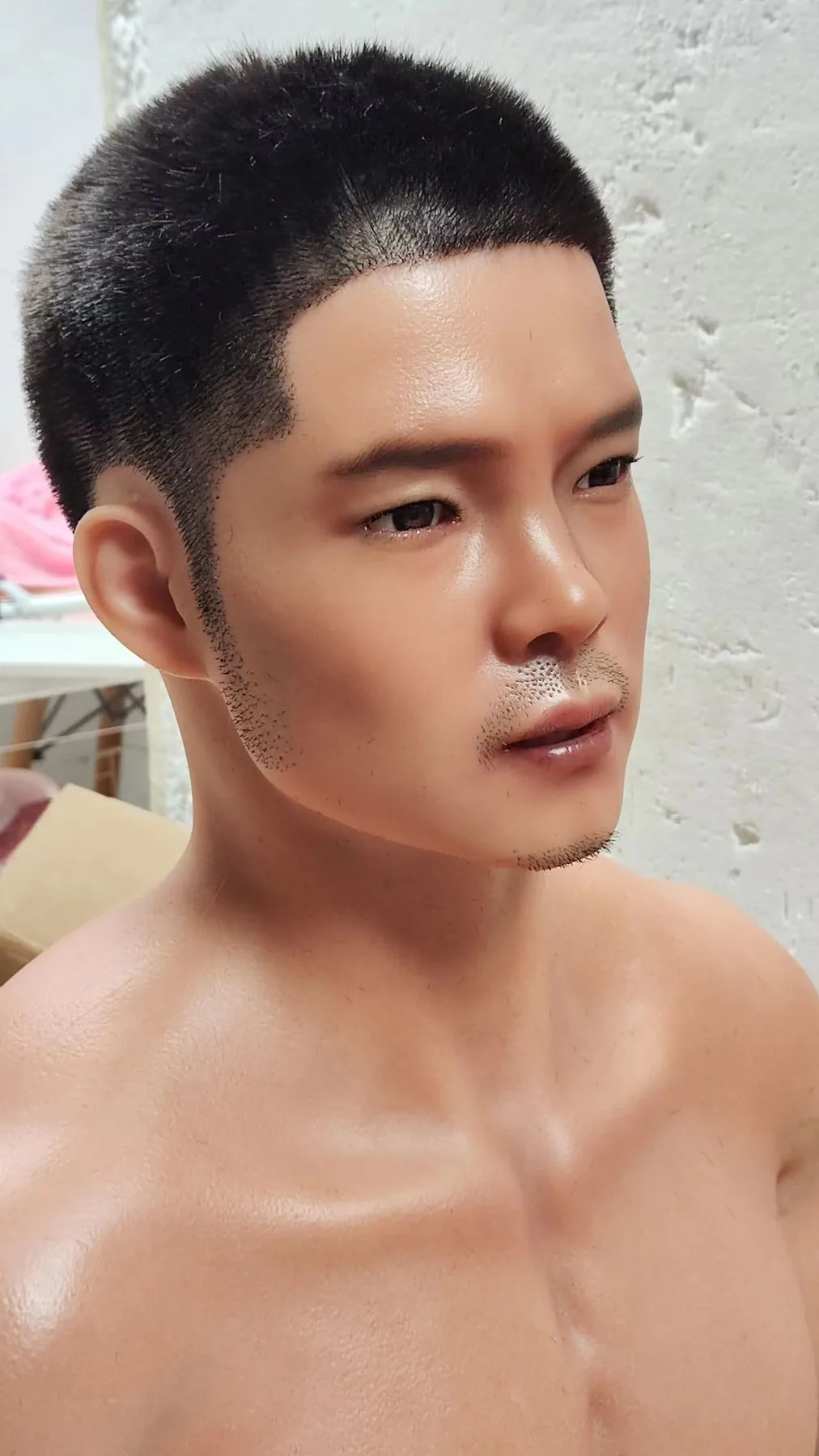 165肌肉款全硅胶男娃定制 9